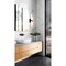 Z-Lite Zane Vanity, 2-Light, 18 In.W x 2.5 In.L x 5 In.H, Matte Black/Frosted 1008-18W-MB-LED - alternate 7